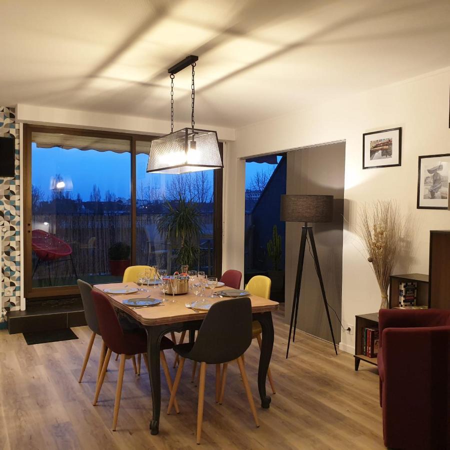 Coeur De Troyes T4 Terrasse 5Eme Etage Centre Ville Wifi Parking Exterior photo